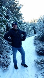 Jimmy on the Allt Mor Trail    