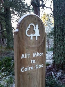 allt mor trail marker    